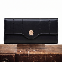 COLETTE | BUTTON LEATHER WALLET (Buy 1, Get 1 Free)