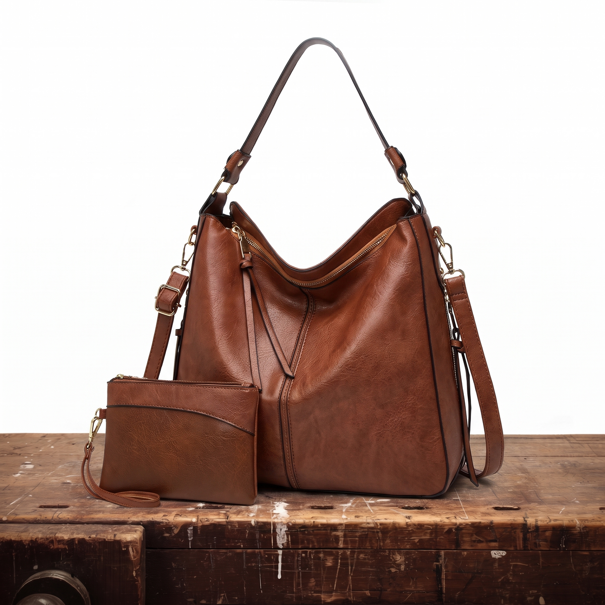 BERYL | ANTI-THEFT HOBO BAG + FREE POUCH