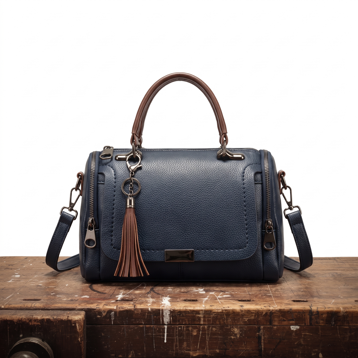 DELPHINE | LEATHER SHOULDER BAG