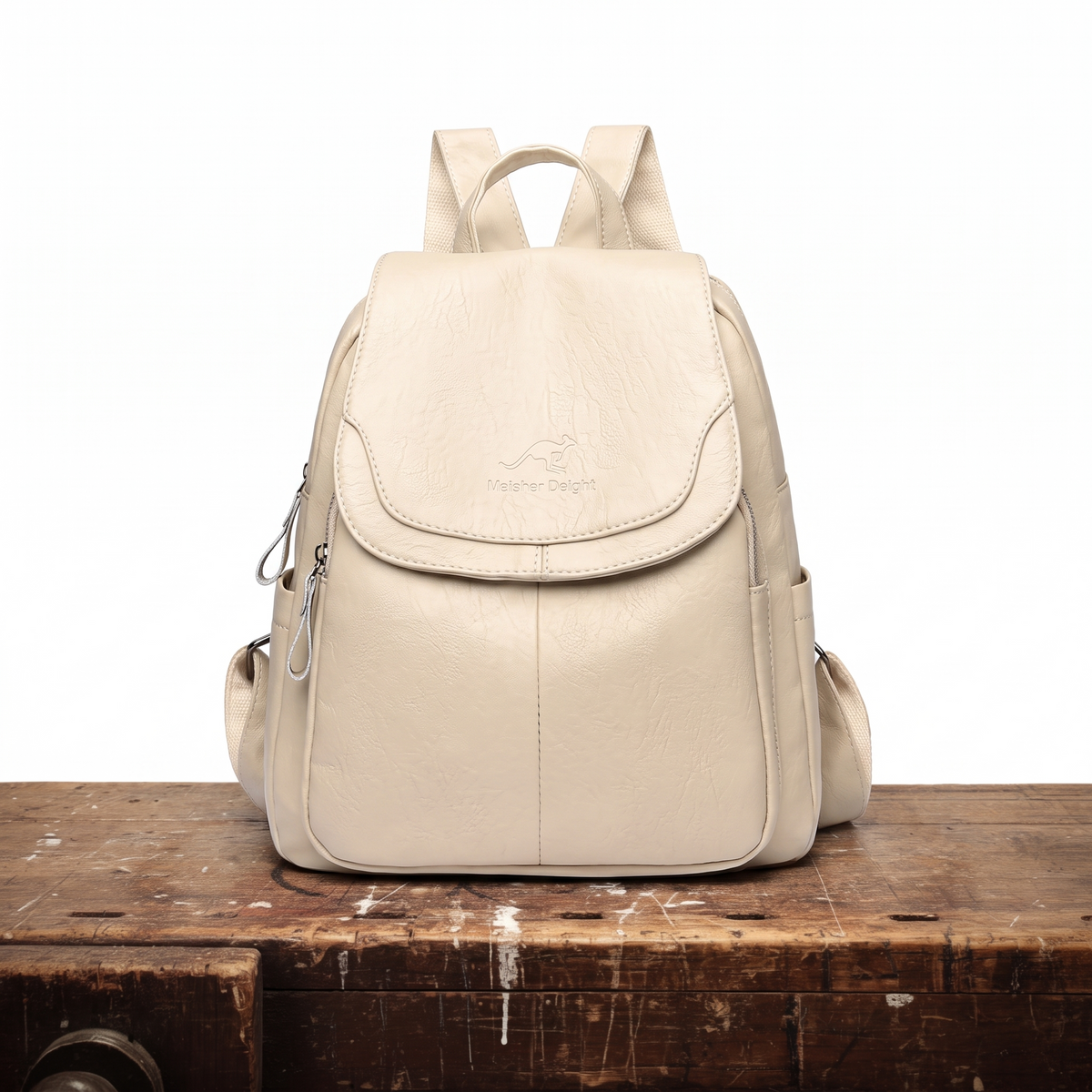 SABINE | SECURE LEATHER BACKPACK