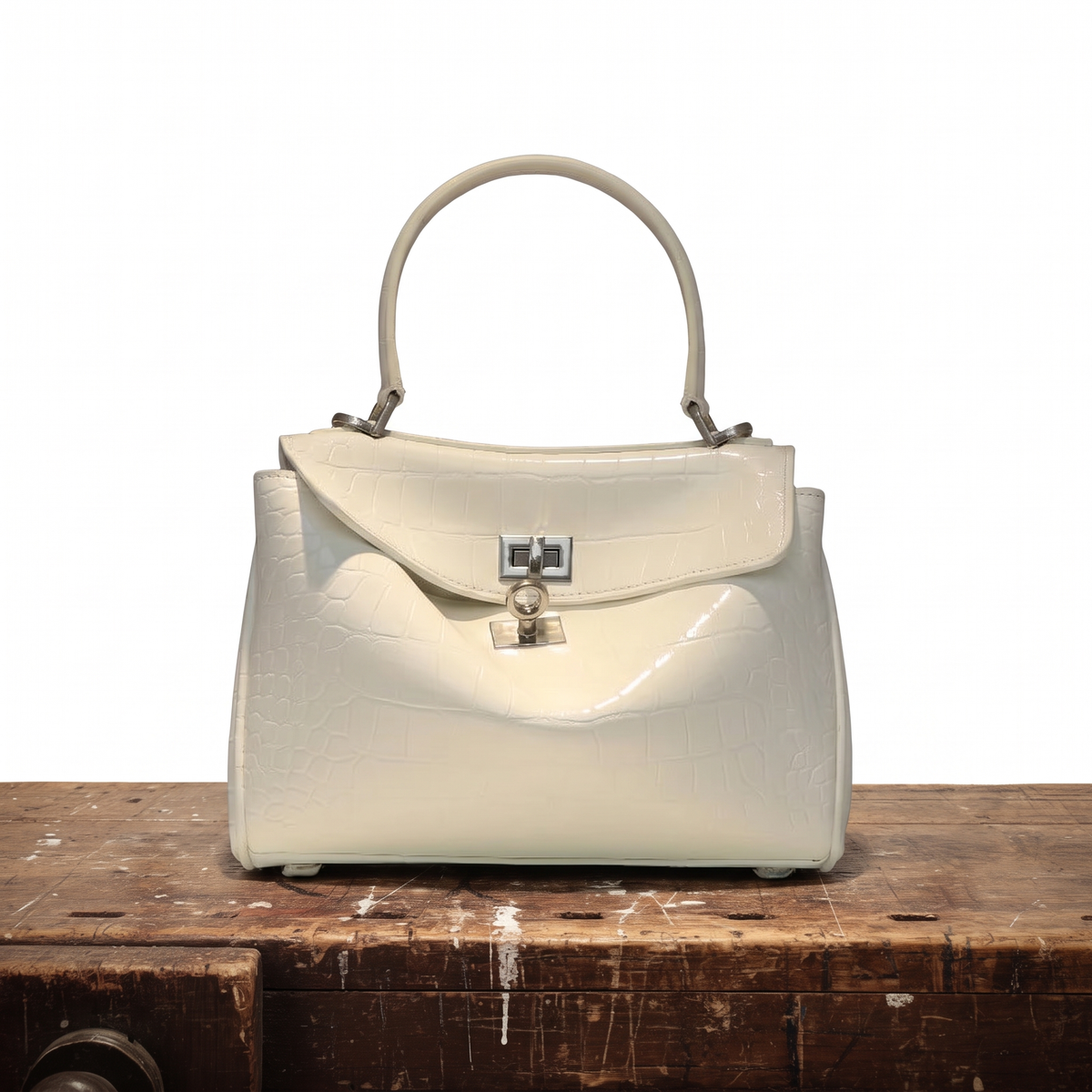 VIOLET | BUCKLE SHOULDER BAG