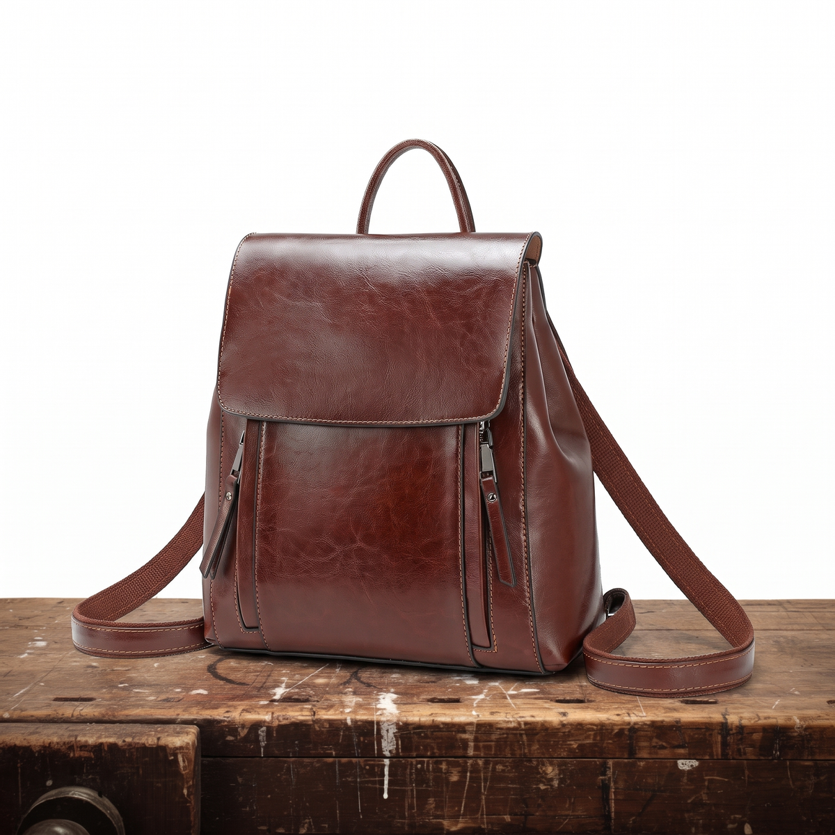 ELLA | LEATHER BACKPACK (Buy 1, Get 1 Free)