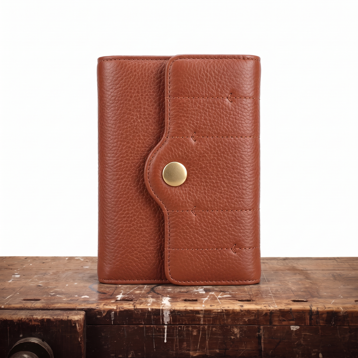 COLETTE | BUTTON LEATHER WALLET (Buy 1, Get 1 Free)