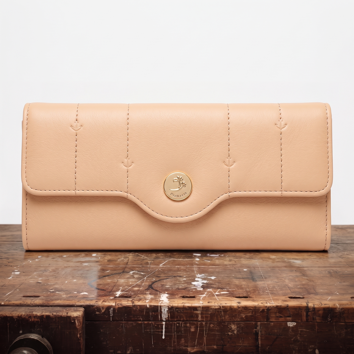 COLETTE | BUTTON LEATHER WALLET (Buy 1, Get 1 Free)