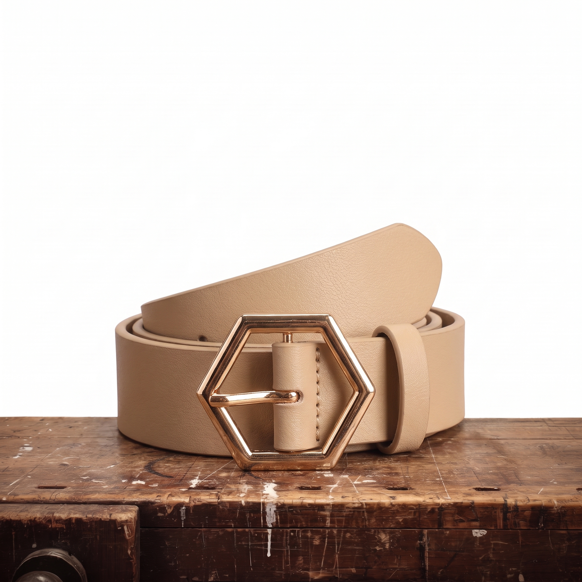 MIRABEL | HEXAGON BUCKLE BELT (Buy 1, Get 1 Free)