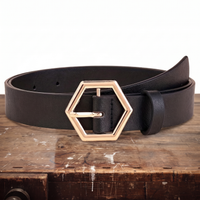 LUCINDA | HEXAGON BUCKLE BELT