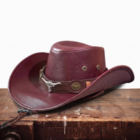 Wine Red Badge Band