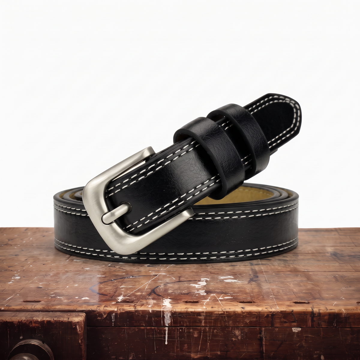 BONNIE | STITCHED BUCKLE BELT (Buy 1, Get 1 Free)