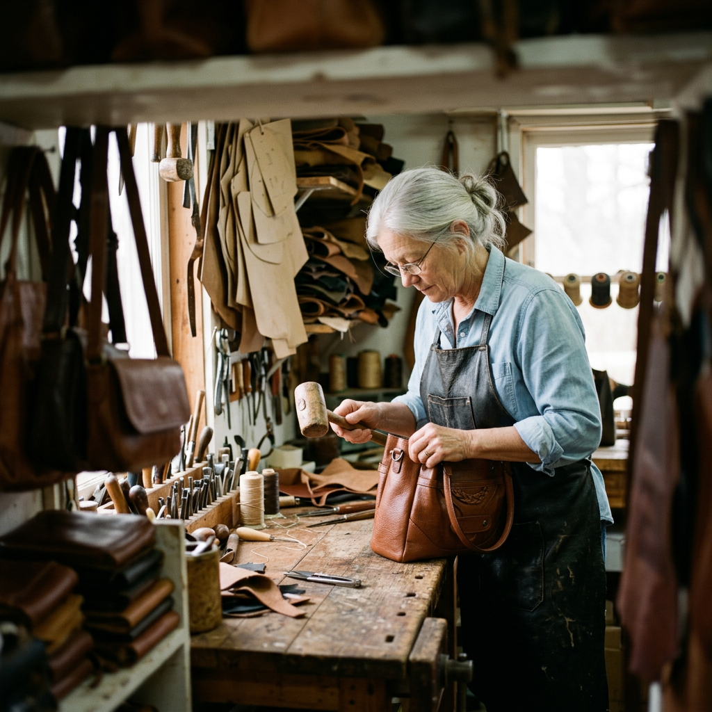 BEATRIX | STRUCTURED LEATHER BAG