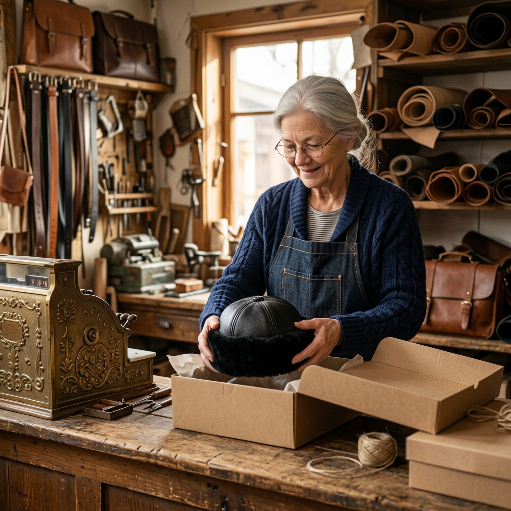 JUDITH | WINTER LEATHER HAT (Buy 1, Get 1 Free)