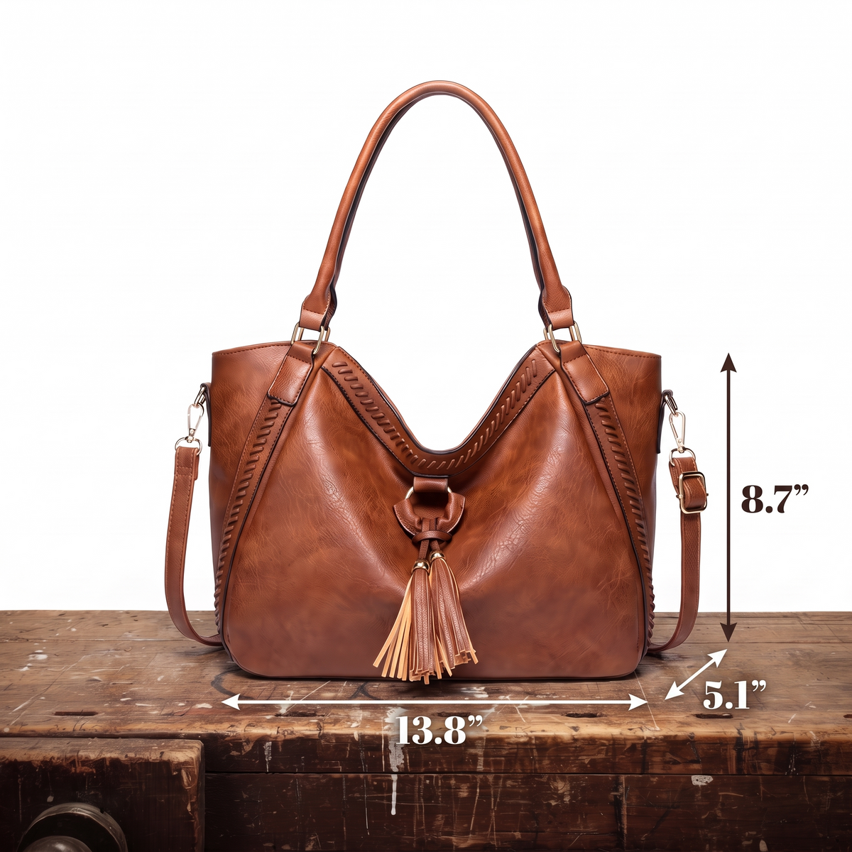 ELOWEN | PREMIUM LEATHER TOTE (Buy 1, Get 1 Free)