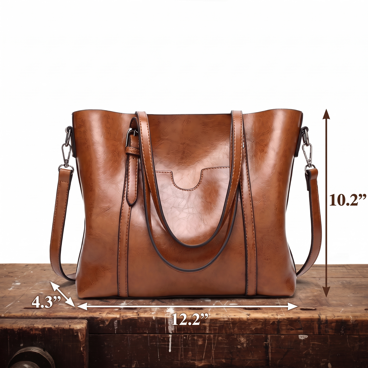 DAPHIRA | SLEEK LEATHER SHOULDER BAG (Buy 1, Get 1 Free)