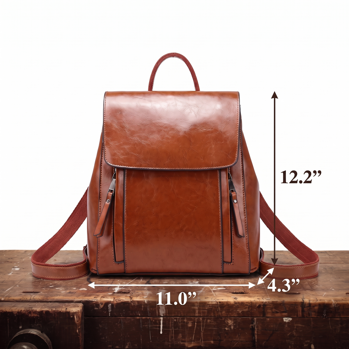 ELLA | LEATHER BACKPACK (Buy 1, Get 1 Free)