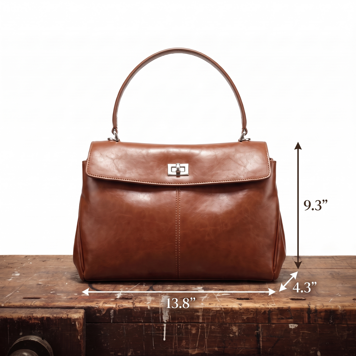 VIOLET | BUCKLE SHOULDER BAG