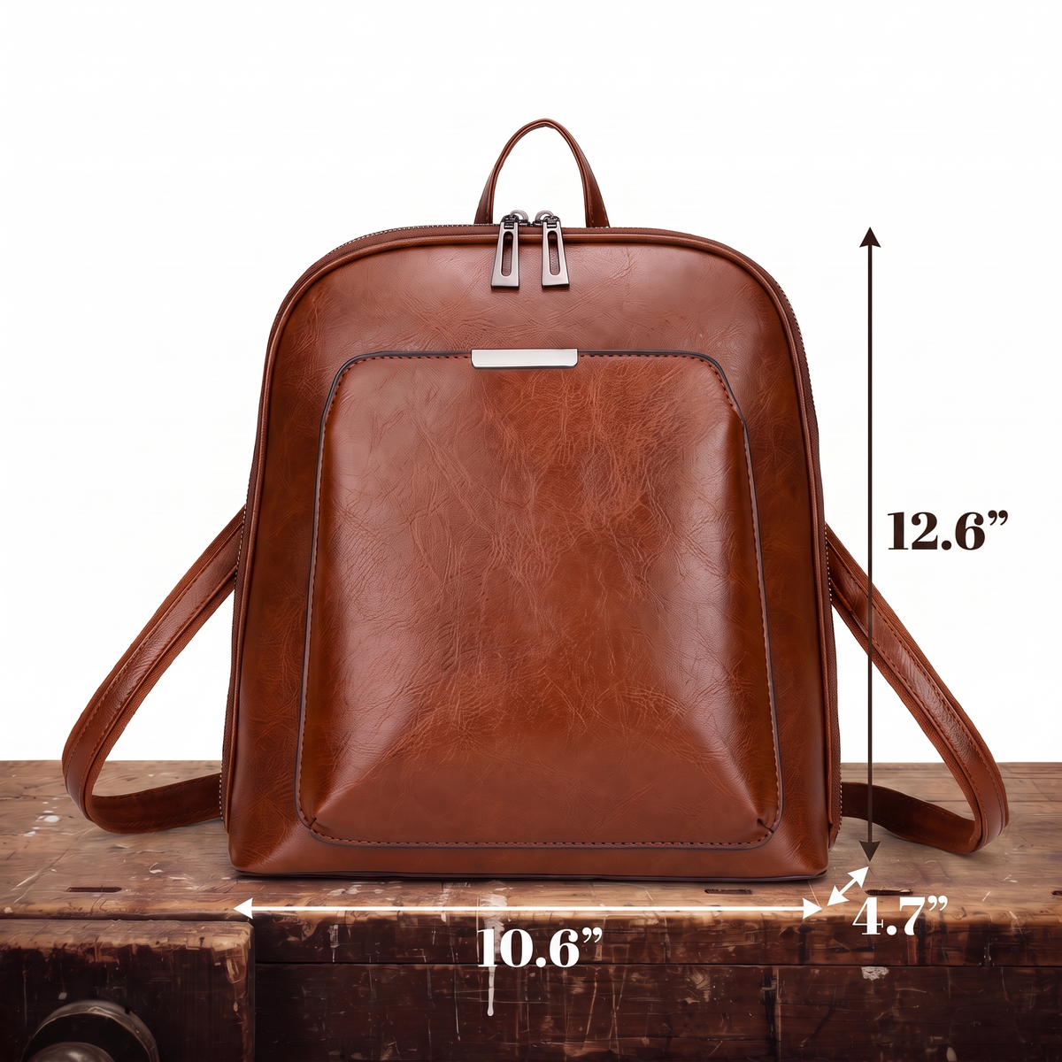 GWENDOLYN | DOUBLE ZIP BACKPACK (Buy 1, Get 1 Free)