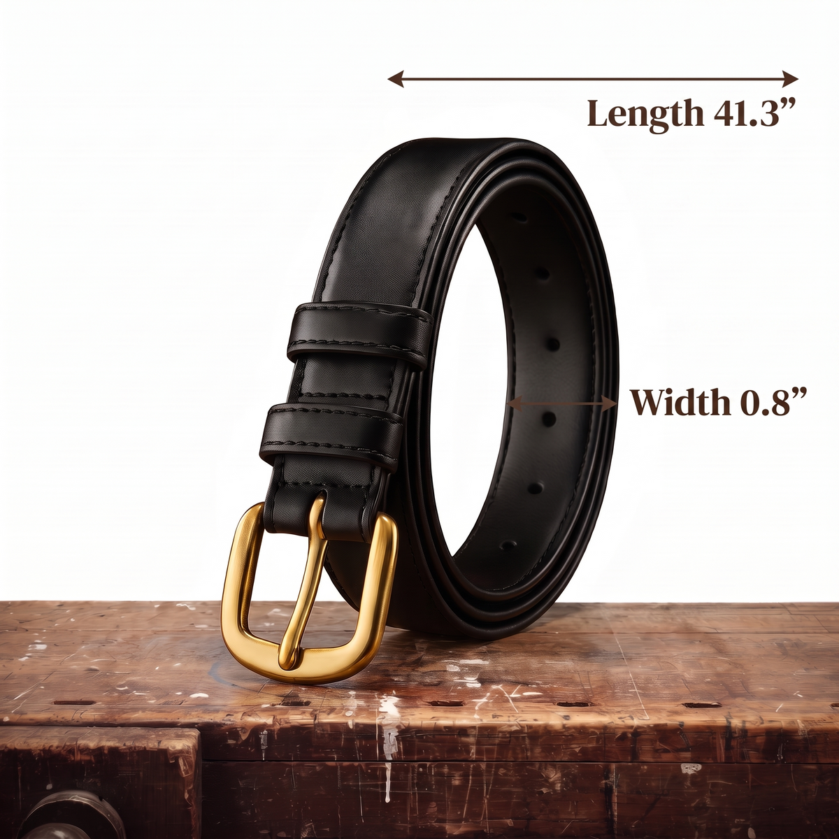 ROSALIE | SLIM LEATHER BELT (Buy 1, Get 1 Free)