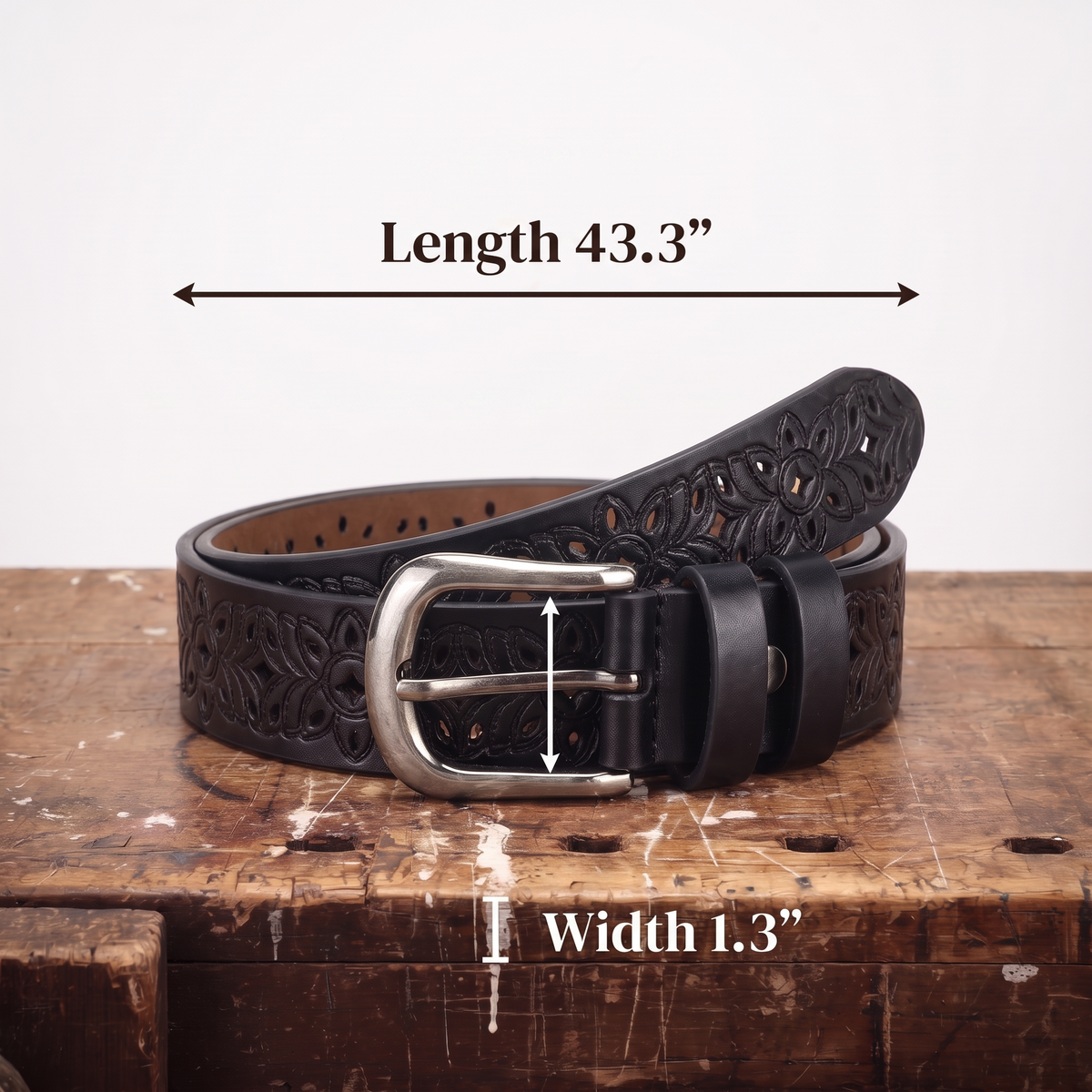 CONSTANCE | CARVED BUCKLE BELT (Buy 1, Get 1 Free)