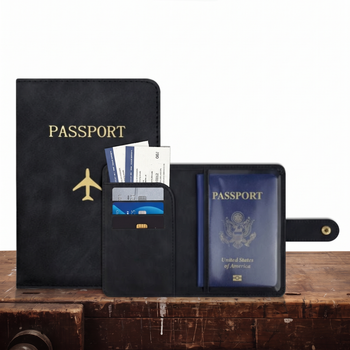 NOREEN | LEATHER PASSPORT HOLDER (Buy 1, Get 1 Free)