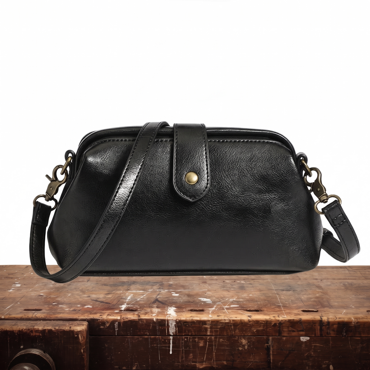 MAXINE | VINTAGE SNAP-TOP BAG