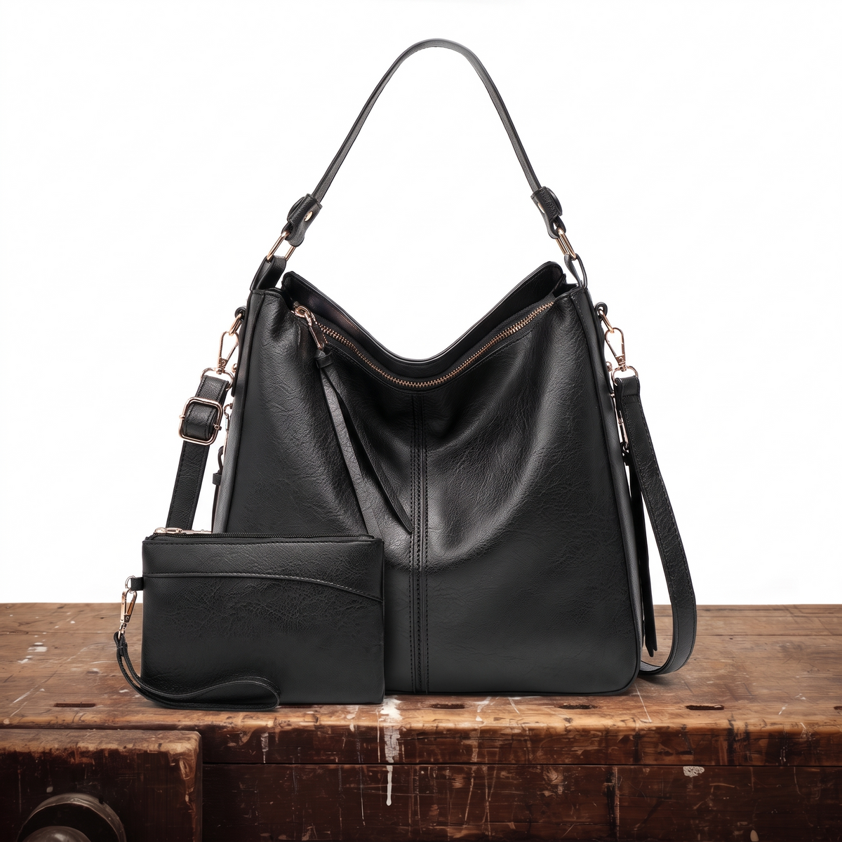 BERYL | ANTI-THEFT HOBO BAG + FREE POUCH